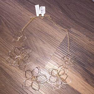 A flower necklace